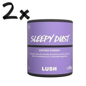 2x Lush Sleepy Dust DUSTING POWDER